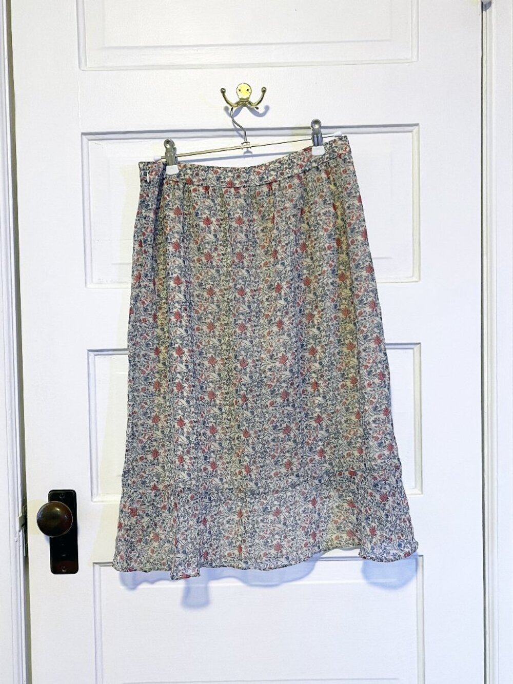 Madewell Floral Wrap Tulip Skirt, US 4